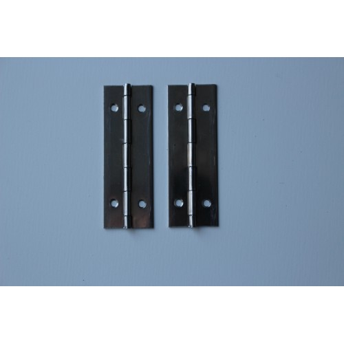 Charnières inox 90x30mm