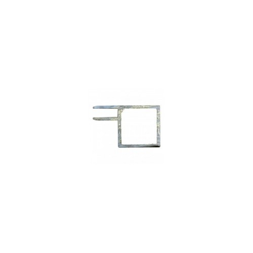 Tube carré 20/20 rainuré