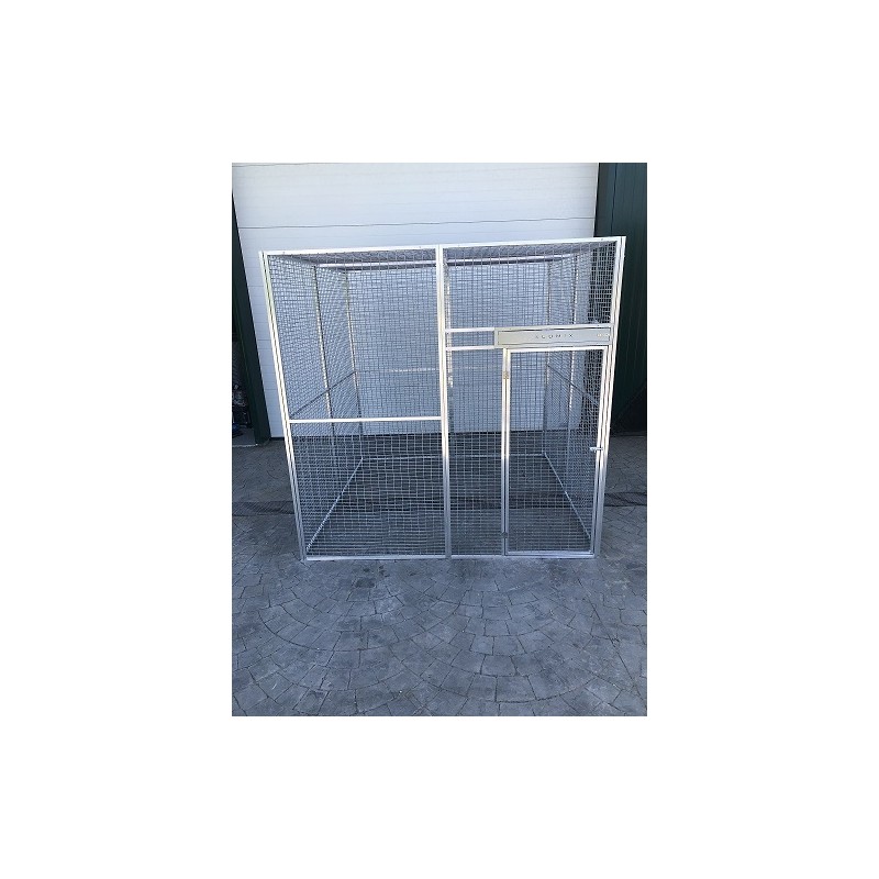 Volières 2m/2m/2m en grille rigide