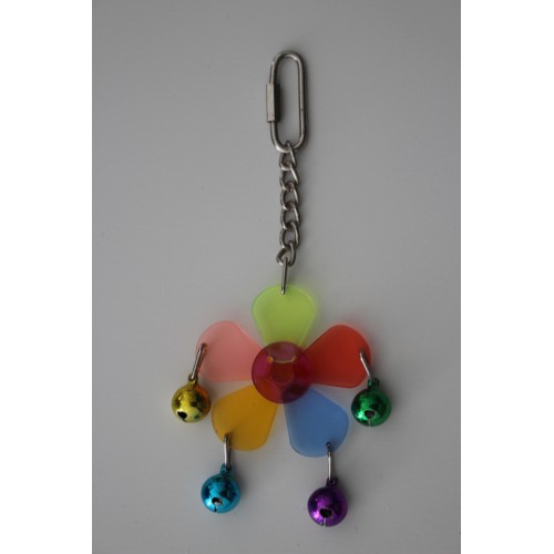 pendentif acrylique fleur
