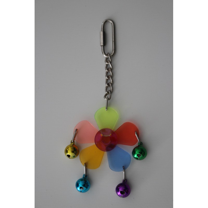 pendentif acrylique fleur