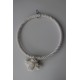 pendentif anneau corde coton 35cm