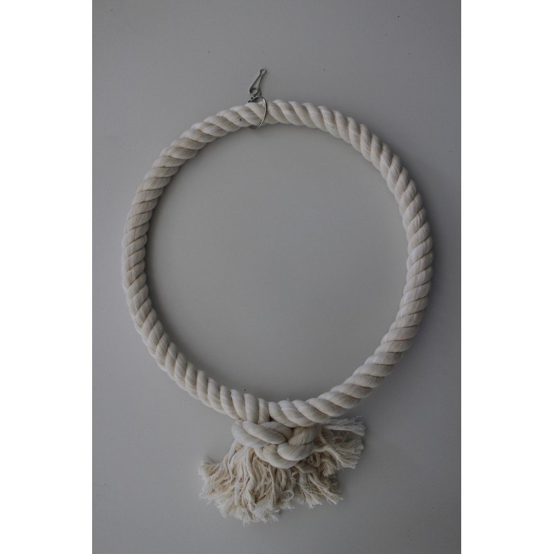 pendentif anneau corde XXL diamètre 60cm