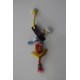 Pendentif corde et formes bois