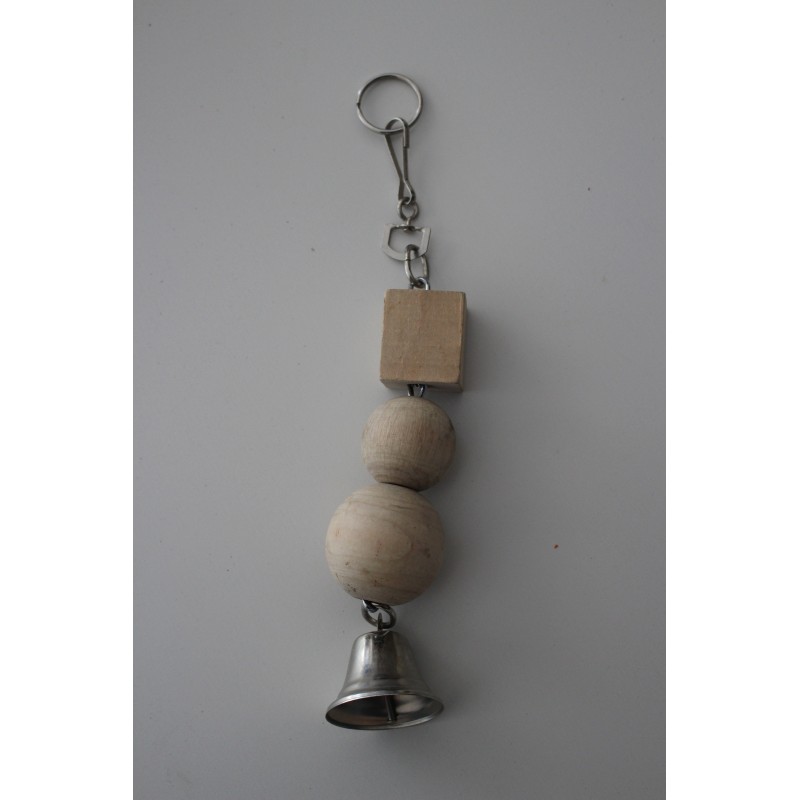 pendentif colonne bois