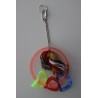 Pendentif anneau acrylique