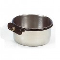 Gamelle inox à contre plaque